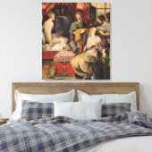 Hyante en Klim op hun toilet Canvas Afdruk (Insitu (Slaapkamer))