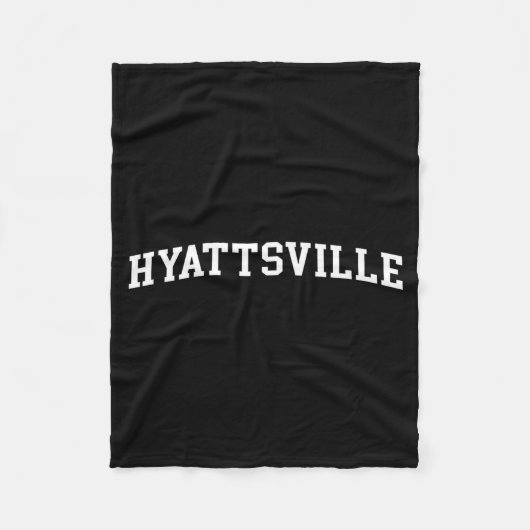 Hyattsville  fleece deken (Voorkant)