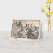Hybiscus bloesem wenskaart kaart (Gele Bloem)