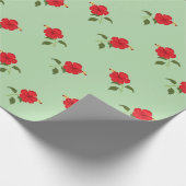 Hybiscus Cadeaupapier (Hoek)