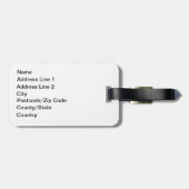 Hybrid Beast Bagagelabel (Achterkant horizontaal)