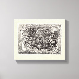 Hybrid Beast Canvas Afdruk