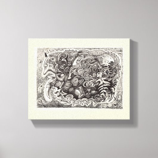 Hybrid Beast Canvas Afdruk (Voorkant)