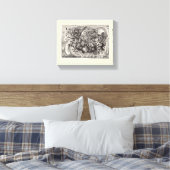 Hybrid Beast Canvas Afdruk (Insitu (Slaapkamer))