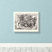 Hybrid Beast Canvas Afdruk (Insitu (Houten vloer))