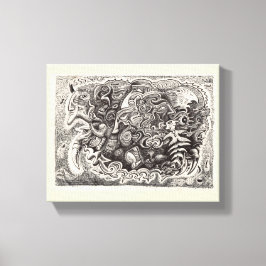 Hybrid Beast Canvas Afdruk
