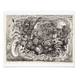 Hybrid Beast Foto Afdruk