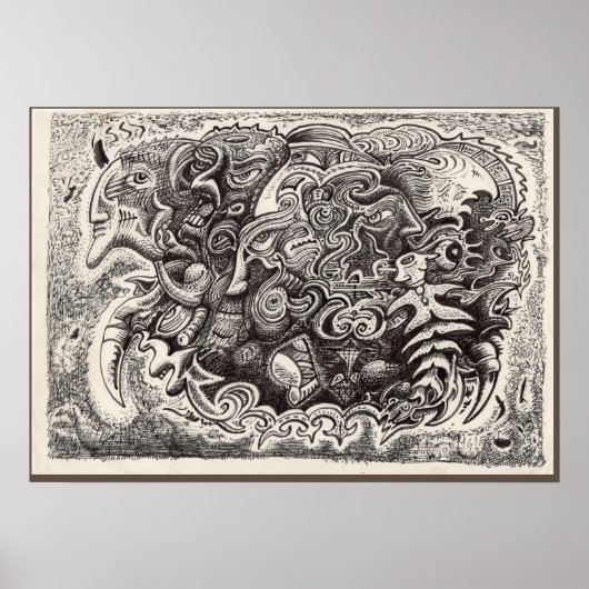 Hybrid Beast Poster (Voorkant)