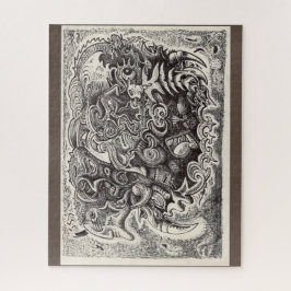 Hybrid Beast (volledig afbeelding) Jigzaag Puzzle Legpuzzel