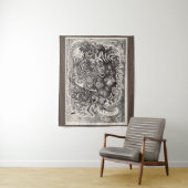 Hybrid Beast (volledig afbeelding) Wandkleed (In situ)