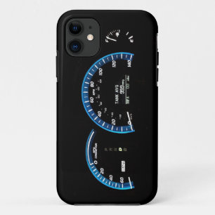 Hybrid Car Instrument Cluster iPhone 5/5S Hoesje