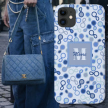 Hybrid Paisley - Blue Ombre Phone Case