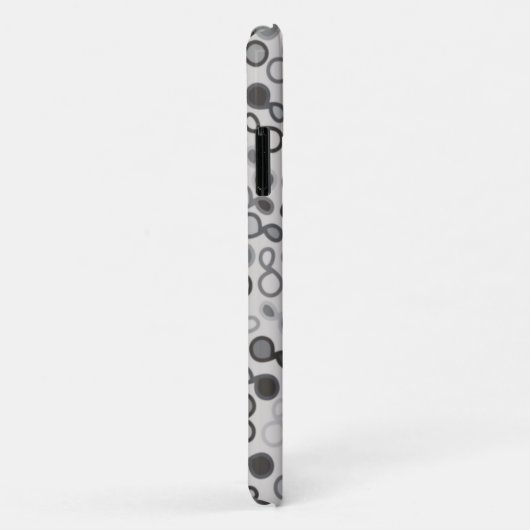 Hybrid Paisley - Grayscale Hoesje-Mate iPhone Case (Achterkant/rechts)