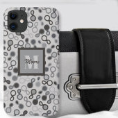 Hybrid Paisley - Grayscale Hoesje-Mate iPhone Case