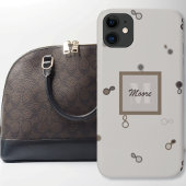 Hybrid Paisley, los getransformeerd in Brown Ombre Case-Mate iPhone Case