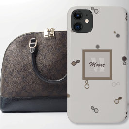 Hybrid Paisley, los getransformeerd in Brown Ombre Case-Mate iPhone Case