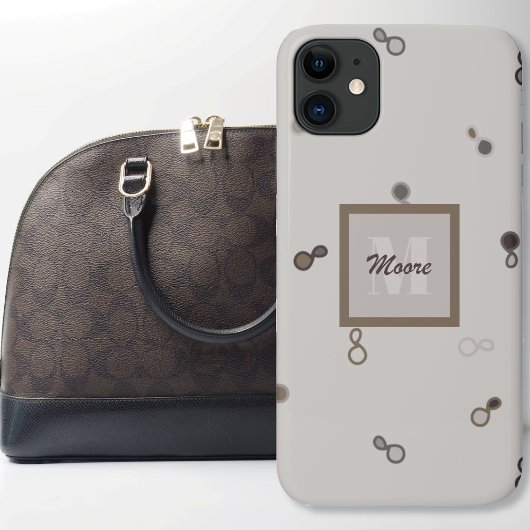 Hybrid Paisley, los getransformeerd in Brown Ombre Case-Mate iPhone Case