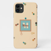 Hybrid Paisley, rechtstreeks in de zon gestrooid Case-Mate iPhone Case (Achterkant)