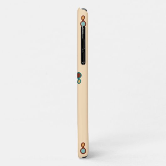 Hybrid Paisley, rechtstreeks in de zon gestrooid Case-Mate iPhone Case (Achterkant/links)