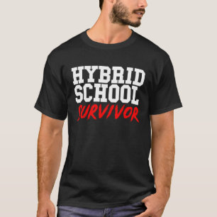 Hybrid School Survivor Virtual Afstuderen 2021 T-shirt