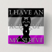 Hybride Ace Pin Vierkante Button 5,1 Cm (Voorkant)