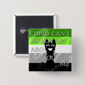 Hybride Aro Pin Vierkante Button 5,1 Cm (Voorkant /achterkant)