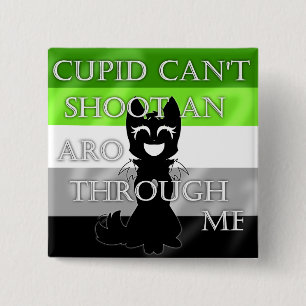 Hybride Aro Pin Vierkante Button 5,1 Cm