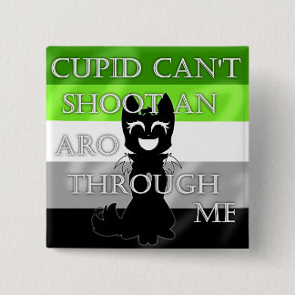 Hybride Aro Pin Vierkante Button 5,1 Cm