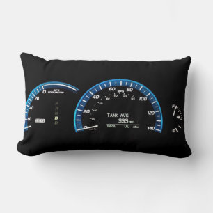 Hybride auto-instrumentcluster Lumbar PIllow Kussen