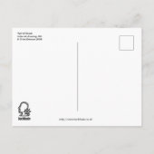 Hybride beastinktekening briefkaart (Achterkant)