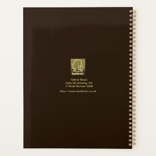 Hybride beastinktekening planner (Achterkant)