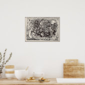 Hybride Beest Poster (Keuken)