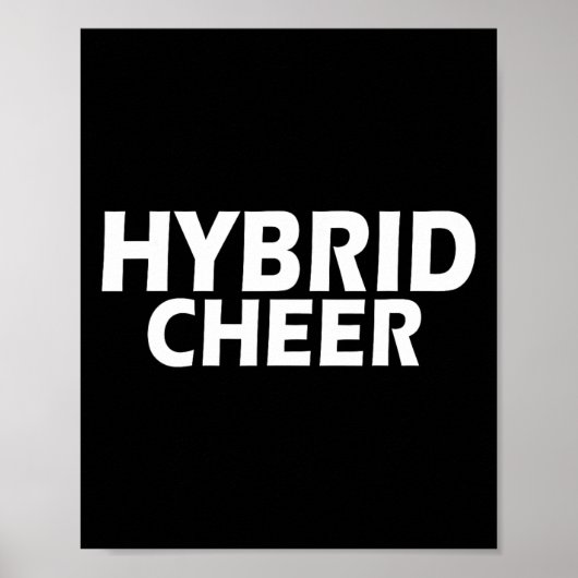Hybride Cheer - Cheerleaden Poster (Voorkant)