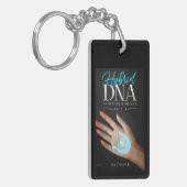 Hybride DNA-bedekking Sleutelhanger (Voorkant Links)