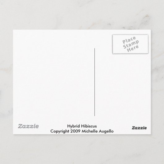Hybride Hibiscus Briefkaart