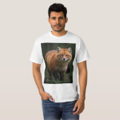 hybride kat-vos-dier t-shirt (Voorkant volledig)