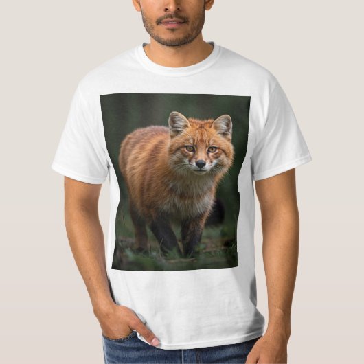 hybride kat-vos-dier t-shirt (Voorkant)