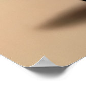 Hybride katten en schattige Zebra | AI Art. Poster (Hoek)