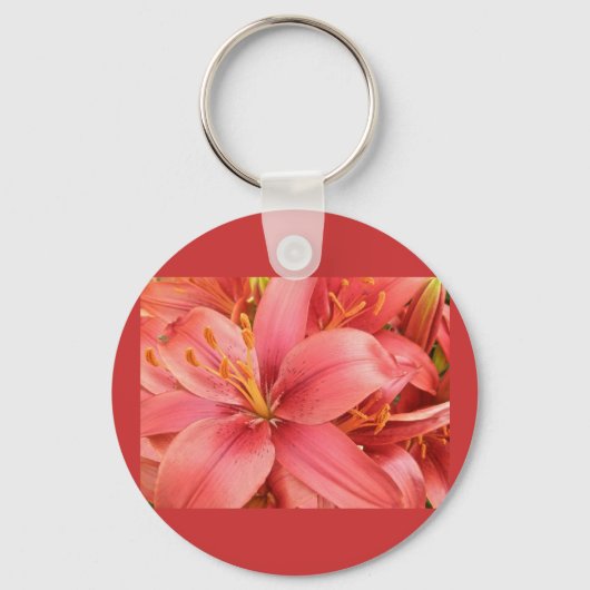 Hybride Lilies Coördinerende items Sleutelhanger (Voorkant)