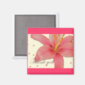 Hybride Lilies Dank u Magnet (Voorkant / Achterkant)