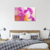 Hybride orchidee close-up, Delray Beach, Florida Canvas Afdruk (Insitu (Slaapkamer))