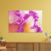 Hybride orchidee close-up, Delray Beach, Florida Canvas Afdruk (Insitu (Woonkamer))