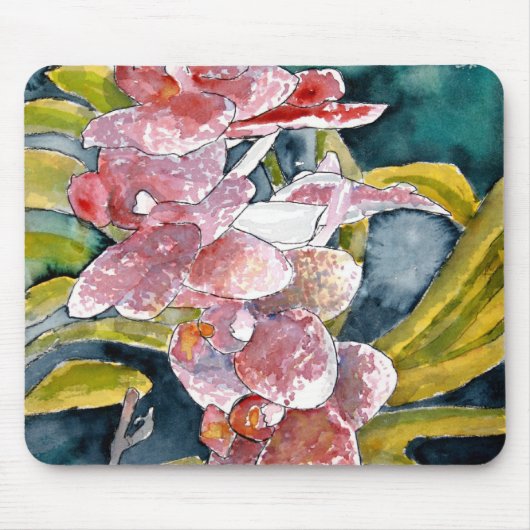 hybride orchideeën - bloemenmousepad muismat (Voorkant)
