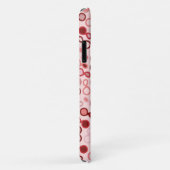 Hybride Paisley - Roze tot Rode Ombre telefoontas Case-Mate iPhone Case (Achterkant/rechts)