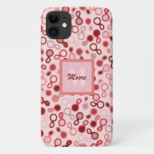 Hybride Paisley - Roze tot Rode Ombre telefoontas Case-Mate iPhone Case (Achterkant)
