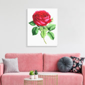 Hybride persistente Roos - Napoleon III Canvas Afdruk (Insitu (Woonkamer))