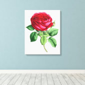 Hybride persistente Roos - Napoleon III Canvas Afdruk (Insitu (Houten vloer))