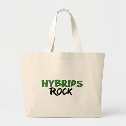 Hybride Rock Grote Tote Bag (Voorkant)