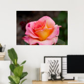 Hybride Roos Poster (Thuiskantoor)