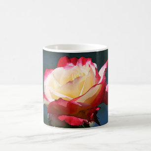 hybride roos van de "Dubbele Delight" thee Koffiemok